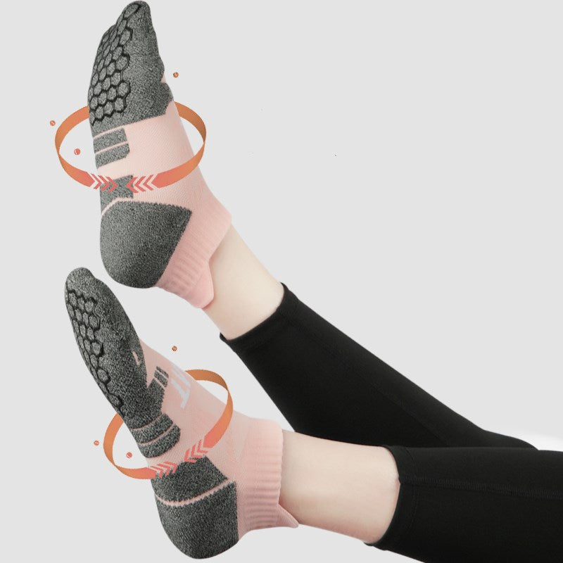 Indoor Fitness Compression Anti-Slip Jump Rope Socks