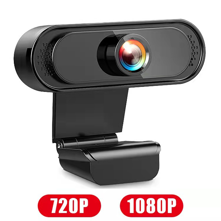 Webcam with Built-In Microphone