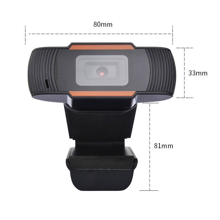 Webcam with Built-In Microphone